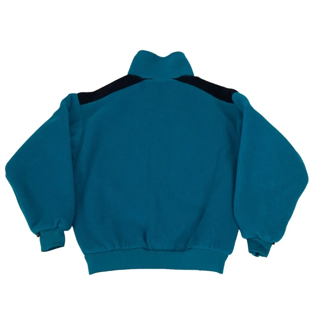 Vintage Columbia Jacket Womens Large Aztec Radial Sleeve Fleece Made In USA - Picture 3 of 12